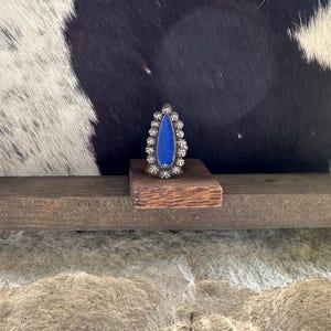 Sterling Silver Australian Boulder Opal Statement Ring