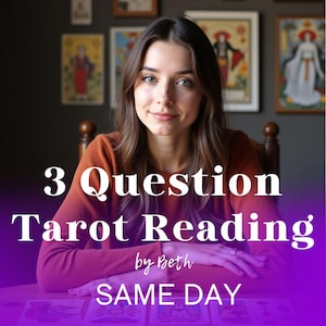 3 Question Tarot Reading, Tarot Cards Reading, Same Day Tarot Reading, Honest Psychic Reading