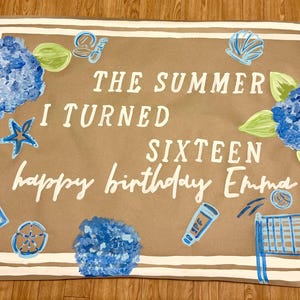 The Summer I Turned Pretty Birthday Banner