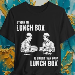 Funny Dad T-Shirt - Retro Lunch Box Graphic Tee - Sarcastic Father’s Day Gift - Vintage Style Gag Gift for Men - Cool Husband Birthday Shirt