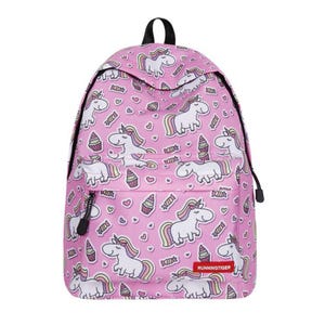 Cartable rose licorne cartable léger pour garçon, fille, sac à dos