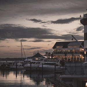Art mural imprimable du port de Hilton Head