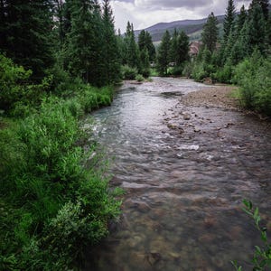 Printable River Photography from Keystone Ski Resort