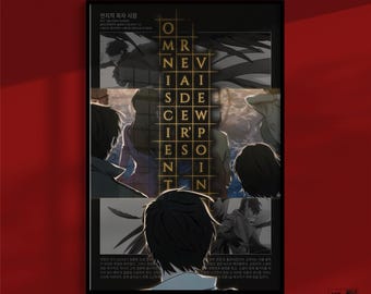 Poster „Allwissender Leser – Perspektive“: Kim Dokja Manhwa-Druck, Schwarze Edition