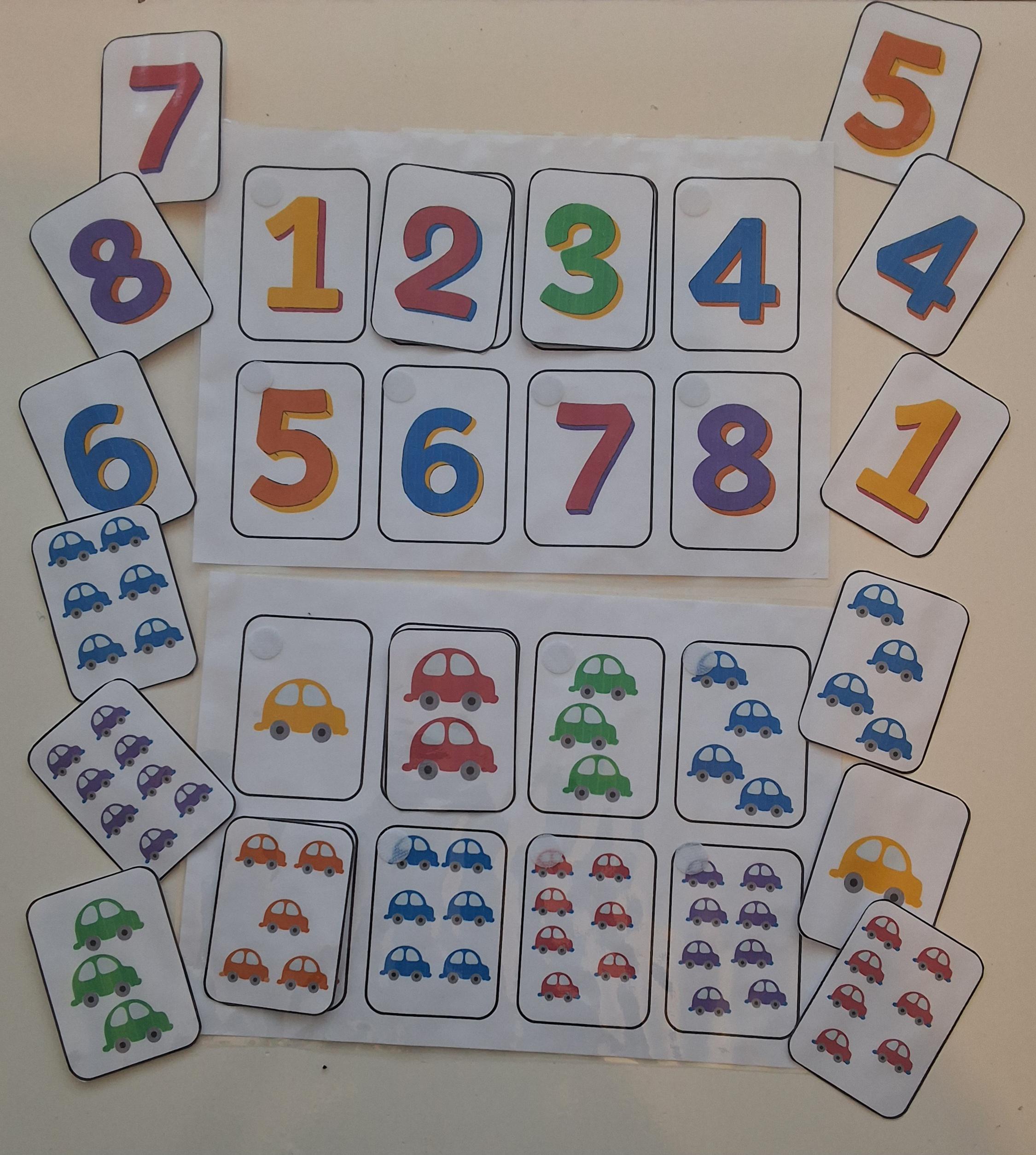 Matching Game Printable Cars Memory Game for Toddlers / Preschool/ Home ...