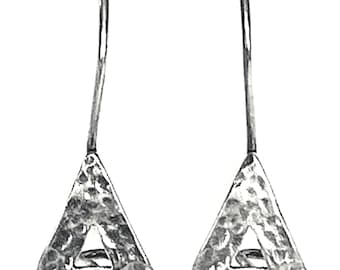 Accesorio para candelabro de gancho francés triangular de plata de ley 925