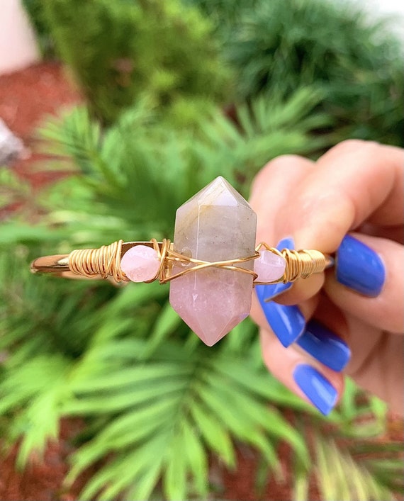 Clear Quartz Double Point Bracelet Clear Quartz Double Point Bracelet