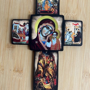 Wooden wall cross and blessing, Church cross, Cross of Lord Jesus Christ, Christian Orthodox сross, Cross for home, Temple cross, Cross wall