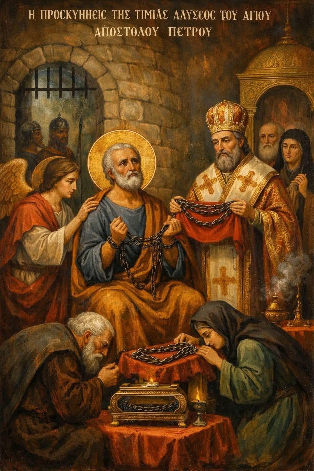 Saint Peter the Apostle Icon Orthodox Icons Greek Orthodox Byzantine ...