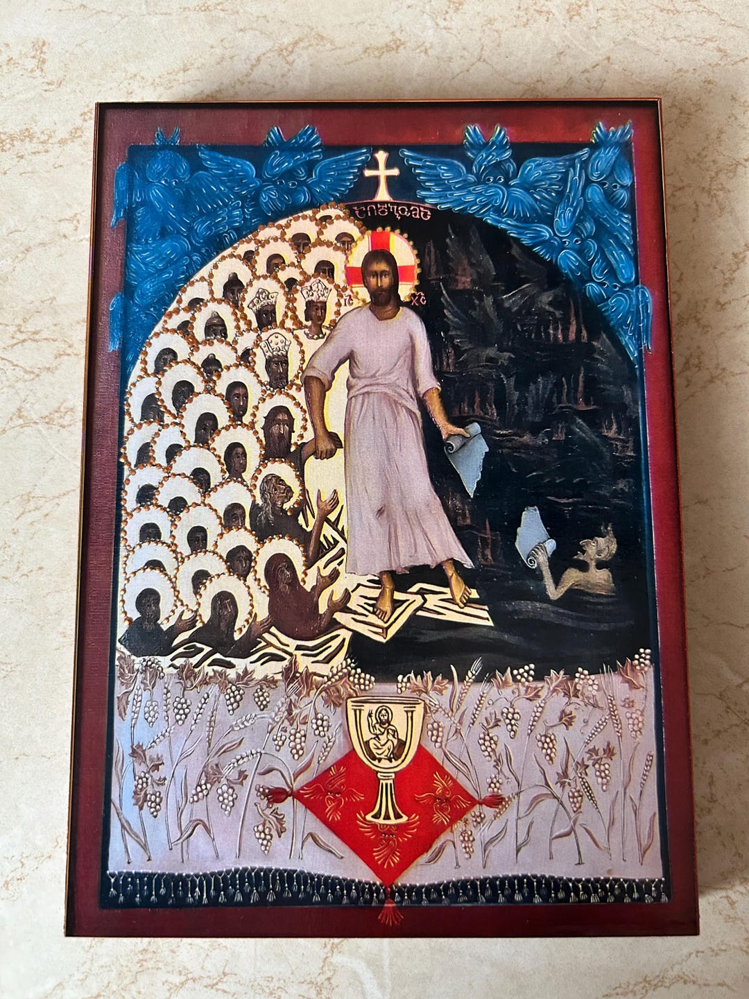 Resurrection Jesus Christ Icon Orthodox Icons Greek Orthodox Byzantine ...