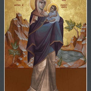 Prophetess Hannah icon Greek Orthodox byzantine icon Faithful copy of an orthodox Byzantine icon favors icon