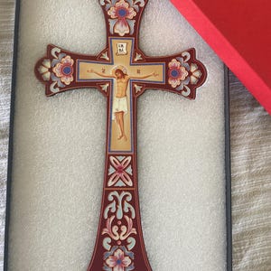 Wooden wall cross and blessing, Church cross, Cross of Lord Jesus Christ, Christian Orthodox сross, Cross for home, Temple cross, Cross wall