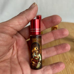 Anointing oil Myrrh in Roll on from Mount Athos with icon, a gift of faith, 1 pcs, blessed in church