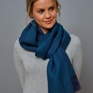 Irish Linen Scarf, Made in Ireland, Handmade, Irish gift