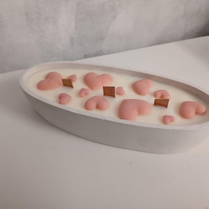 Soy wax scented boat candle