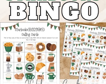 Starbooks Classroom Transformation Starbooks Classroom BINGO Board Class Party BINGO Game Activity Starbooks Coffee Shop Decor Theme Fun
