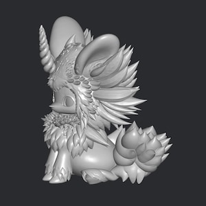 Fantasy Cute Baby Unicorn stl file 3d printing, 3d print file, miniature, superhero, game, cartoon, comic action figure, printables, gift