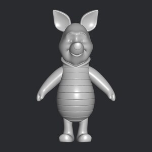 Prosiaczek Kubuś Puchatek plik stl 3d drukowanie, plik wydruku 3d, 3d stl, figurka superbohatera, gra, komiks, figurka akcji, miniatura, dekoracyjny prezent