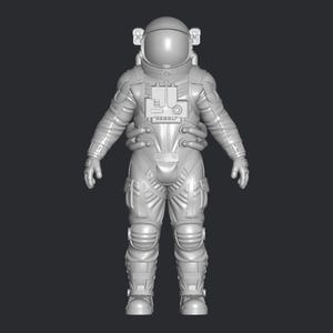 Archivo stl de astronauta para impresión 3D, archivo de impresión 3D, superhéroe en miniatura, juego, dibujos animados, cómic, figura de acción, imprimibles, regalo, decorativo