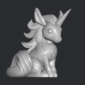 Fantasy Cute Unicorn stl file 3d printing, 3d print file, miniature, superhero, game, cartoon, comic action figure, printables, gift