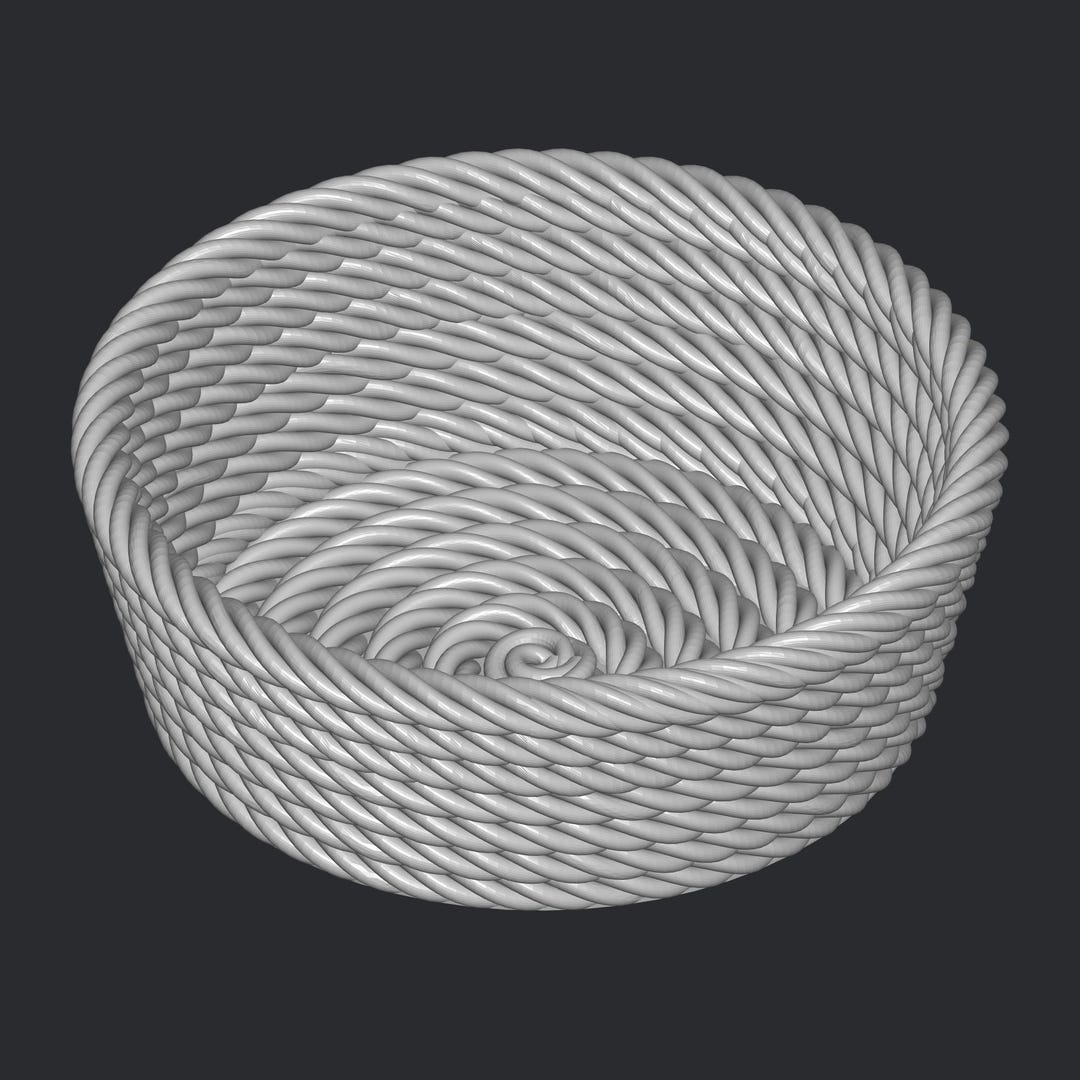 Rope Bowl Stl File 3d Printing, 3d Print File, Miniature, Super Hero ...