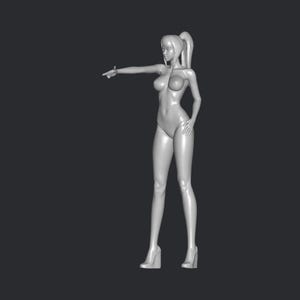 Zero Suit Samus stl file 3d printing, 3d print file, miniature super hero, game, cartoon, comic action figure, printables, decorative, style
