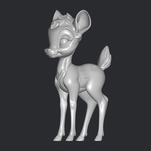 Bambi von Disney stl Datei 3D Druck, 3D Druck, 3d Stl, Superheld Figur, Spiel, Comic, Actionfigur, Miniatur, dekorativ, Geschenk