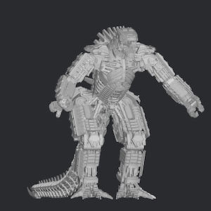 Mecha Godzilla file stl stampa 3d, file di stampa 3d, miniatura, supereroe, gioco, cartone animato, action figure di fumetti, stampabili, decorativi, film