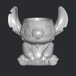 Vaso Stitch, file stl di Lilo e Stitch per stampa 3D, file di stampa 3D, supereroe in miniatura, gioco, cartone animato, action figure dei fumetti, stampabili