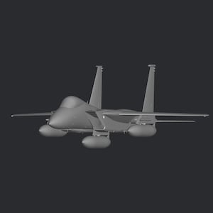 Archivo stl de McDonnell Douglas F-15 Eagle para impresión 3D, archivo de impresión 3D, miniatura, superhéroe, juego, dibujo animado, figura de acción de cómic, imprimibles