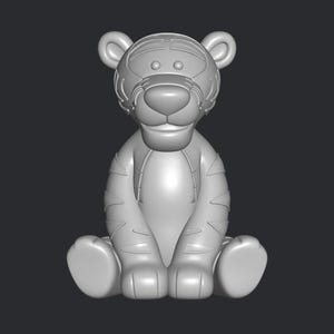 Tiger aus Winnie the Pooh Stl-Datei 3D Druck, 3D Druck Datei, Miniatur Superheld, Spiel, Cartoon, Comic, Actionfigur, Geschenk, dekorativ,