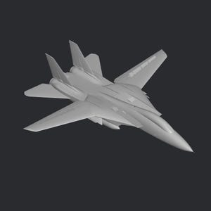 Grumman F-14 Tomcat Aircraft file stl stampa 3d, file di stampa 3d, miniatura, supereroe, gioco, cartone animato, action figure di fumetti, stampabili