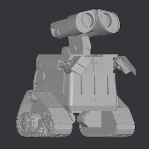 Archivo STL de Wall-E para impresión 3D, archivo de impresión 3D, STL 3D, figura de superhéroe, juego, figura de acción de cómic de dibujos animados, decorativo, de mesa, regalo, juguete