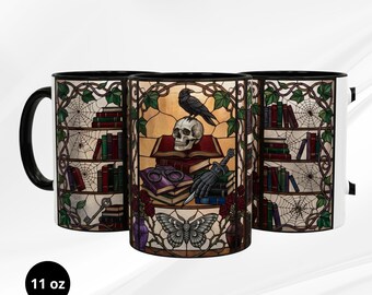 Spicy Book Lover Mug, Book Club Merch, Dark Romance Reading Gift Mug, Smut Reader Coffee Cup, Gothic Librarian Aesthetic Mug, Bookish Gift