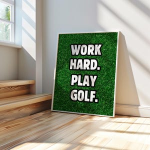 Golf Wall Art, Golf Poster, Golf Prints, Golf Gifts, Golf Decor,Fathers Day Golf, Golf Office Decor, Golf Gifts for women, Golf Gift for Men