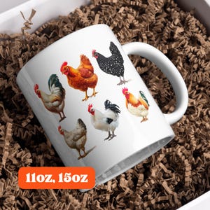 Rustic Farmhouse Chicken Coop Coffee Mug,Country Cottage Kitchen Decor,Barnyard Animal Lovers Gift,Chicken Lover Gift,Chicken Gifts,Chickens