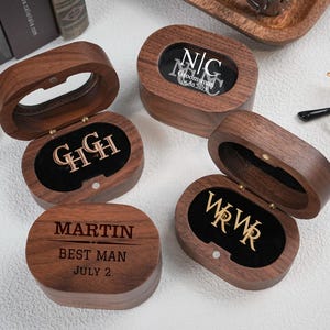 Personalized Groomsmen Cufflinks, Custom Initial Cufflinks, Groomsmen Gifts, Groomsmen Proposal, Best Man Gifts, Wedding Cufflinks for Groom
