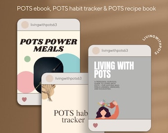 POTS Wellness Bundle – Digital Habit Tracker, Ebook & Recipe Book for Symptom Management