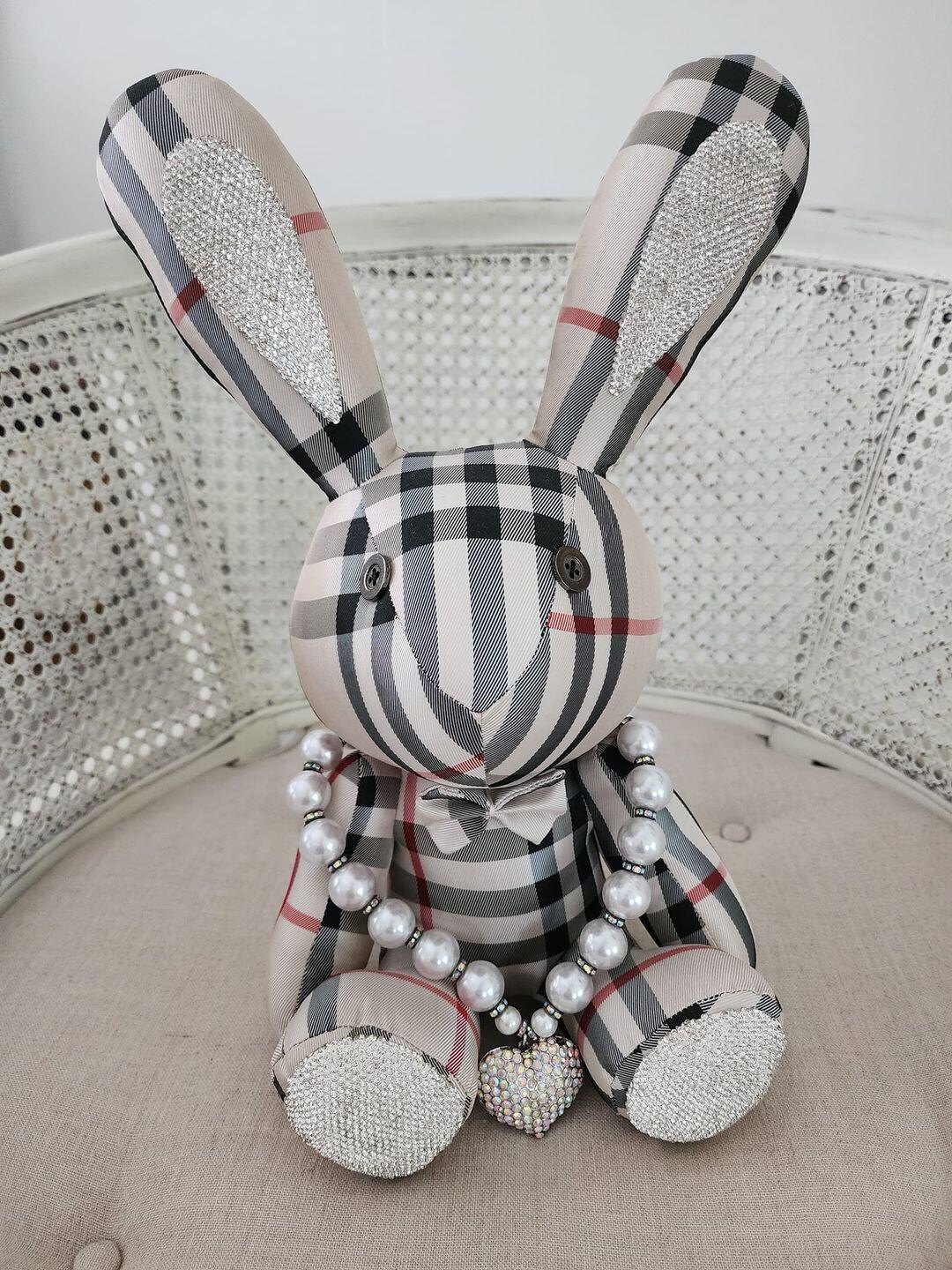 Torrid Rabbit Burberry Toy Rabbit Plaid Bunny Rabbit - Etsy