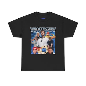 Wroetoshaw Harry Lewis retro bootleg grafisk t-shirt med pojkvänsmotiv