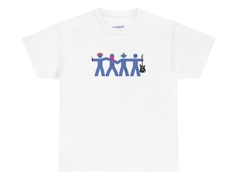 Friends From Work 'Punk Band' Minimalist Style Tee