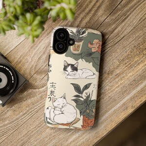 Funda para teléfono, diseño de tablero de estado de ánimo japonés, iPhone 16 15 14 13 Samsung S22 23 24 25, envío gratuito, funda protectora resistente, idea de regalo única,