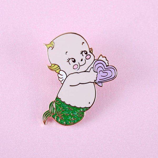 SECOND SALE kewpie mermaid pin