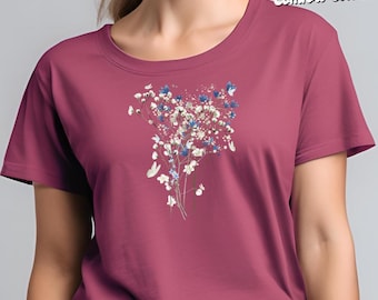 Wildflower bouquet PNG, Floral png, Flowers png, Boho flower svg, Abstract floral png, Trendy coquette png, Whimsical png, Spring Boho png