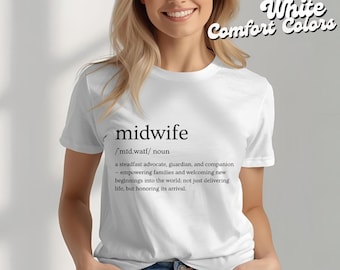 Midwife PNG SVG, Midwife Definition Shirt Design, Birth Care Nurse Art, Dictionary Style Midwife Sublimation, Midwife Gift Digital Download