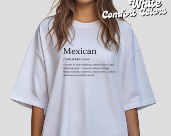 Mexican Definition SVG PNG Digital Download, Cultural Heritage Shirt Design, Mexico Pride Clipart, Hispanic Heritage Gift, Aesthetic Print