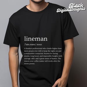 Definición de liniero PNG SVG, diseño divertido de camiseta de liniero, sublimación de cita de diccionario, regalo para liniero, archivo de corte Cricut, descarga digital
