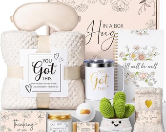 Get Well Soon Gift Basket, Self Care Spa Package for Women