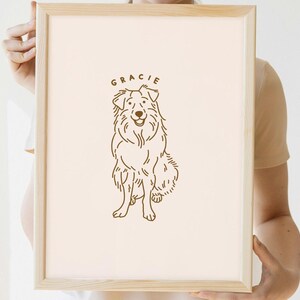 Custom Dog Portrait Custom Pet Portrait Custom Pet Drawing Pet Art Commission Dog Remembrance Gift Badly Drawn Dog Ugly Portrait Dog Gift