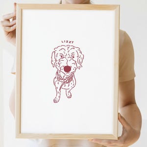 Custom Pet Drawing Pet Art Commission Custom Dog Portrait Custom Pet Portrait Dog Remembrance Gift Badly Drawn Dog Ugly Portrait Dog Gift
